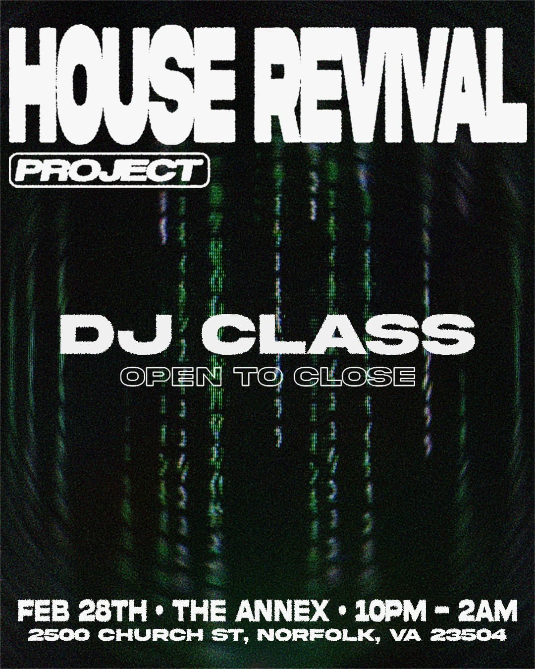 DJ Class flyer