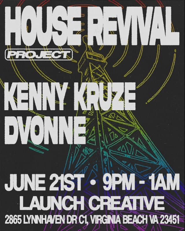Kenny Kruze + Dvonne flyer