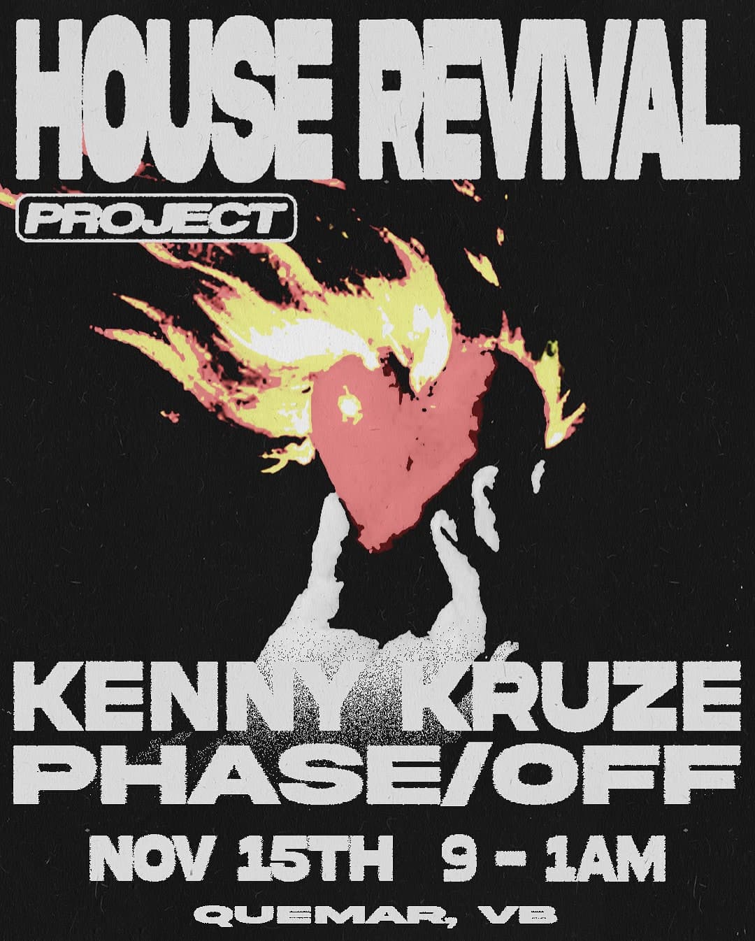 Kenny Kruze + Phase/Off flyer
