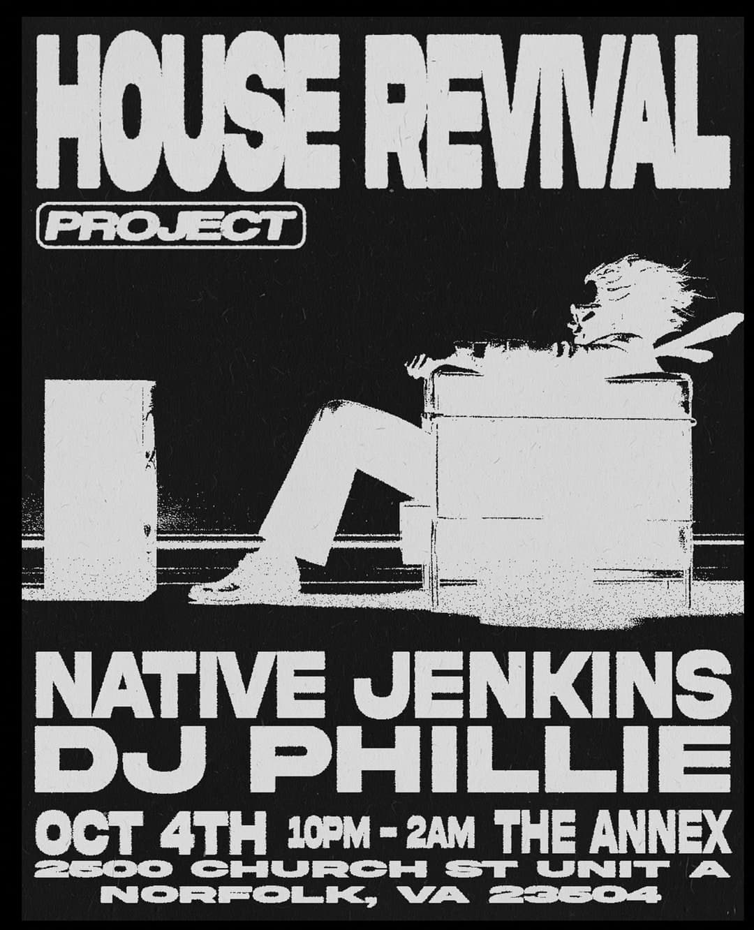 Native Jenkins + DJ Phillie flyer